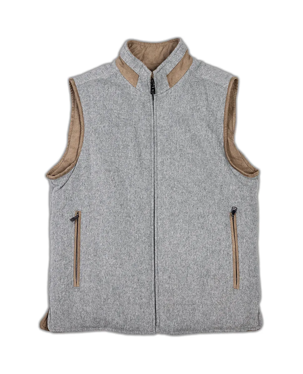 Men's Wool Reversible Vests